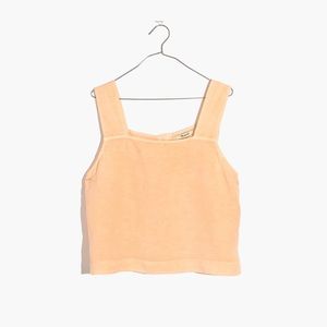 Madewell Sunside Button-Back Top: Earth-Dyed Edition